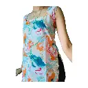Watercolor Dreams sleeveless kurti