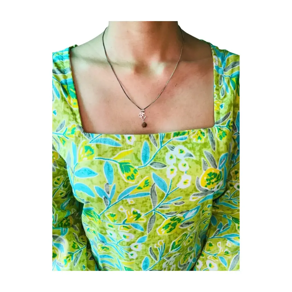 Spring Garden Square neck kurti  