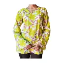 Lemon Lily Floral Kurti