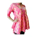 Pink Medallion Frock Kurti