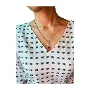 Elephant Parade V-Neck Kurti