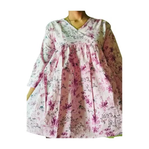 Lavender Palette Frock Kurti  