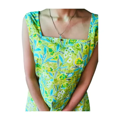 Spring Garden sleeveless kurti